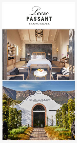 Übernachten auf einem Weingut in Südafrika - Vorstellung des Weingutes Leeu Estates, Region Franschhoek