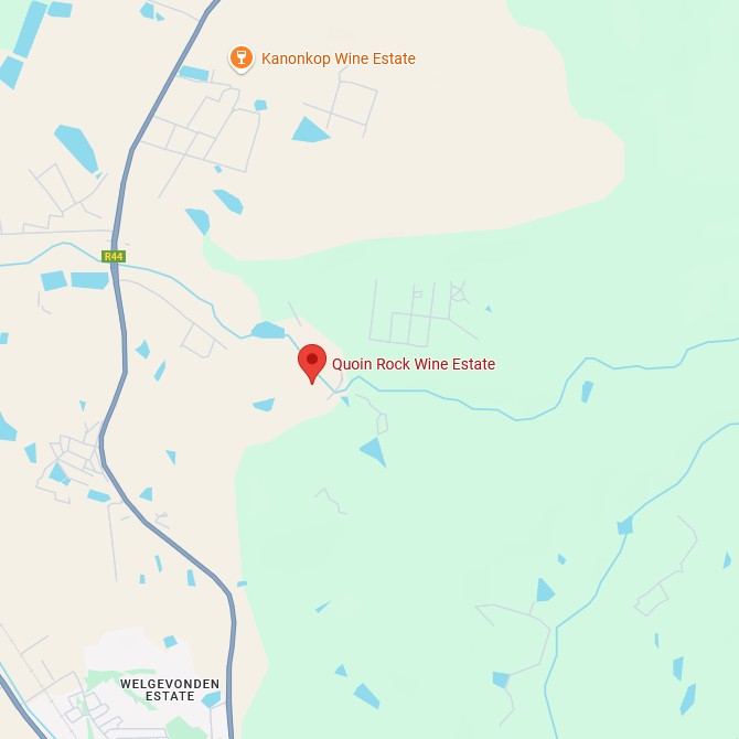 Quoin Rock Wines Map