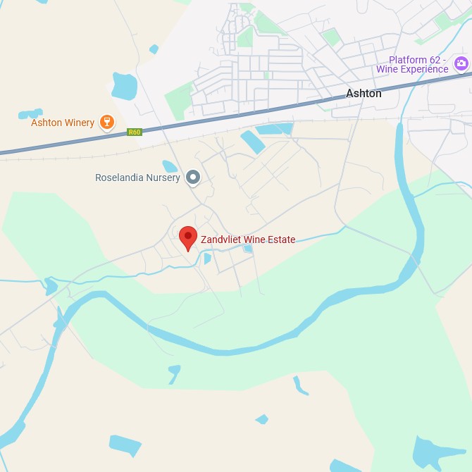 Zandvliet Wine Estate Map