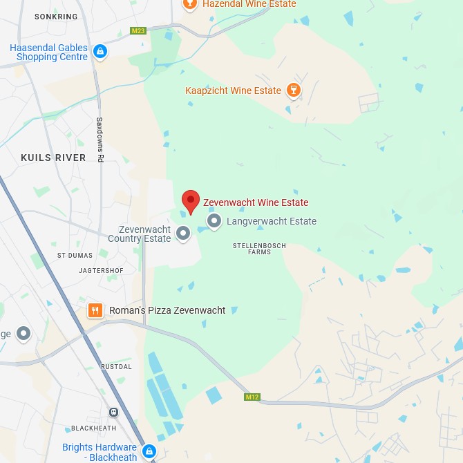 Zevenwacht Map