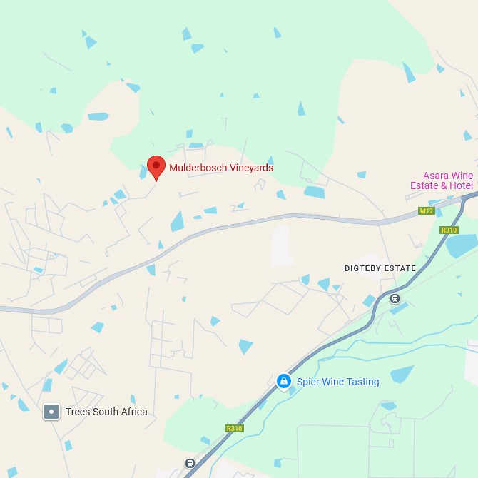 Mulderbosch Vineyards Map