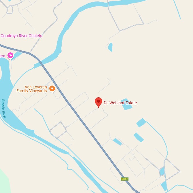 De Wetshof Estate Map