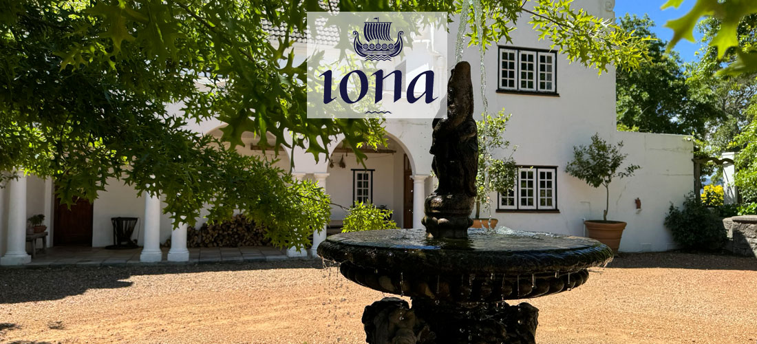 Invitation to an online tasting with Iona Vineyards / South Africa on 4 March 2027
