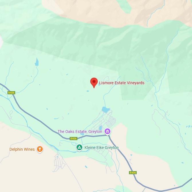 Lismore Estate Vineyards Map