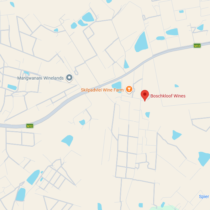 Boschkloof Wines Map