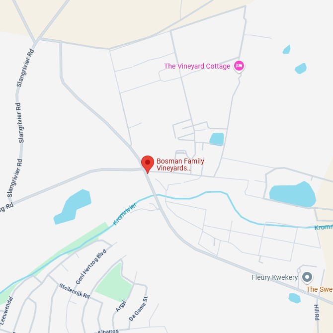 Bosman Family Vineyards Map
