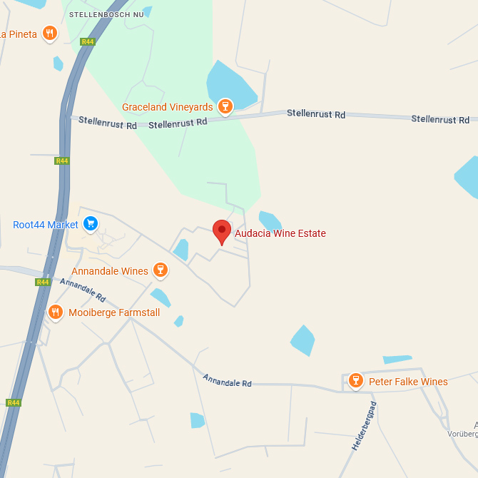 Audacia Wines Map
