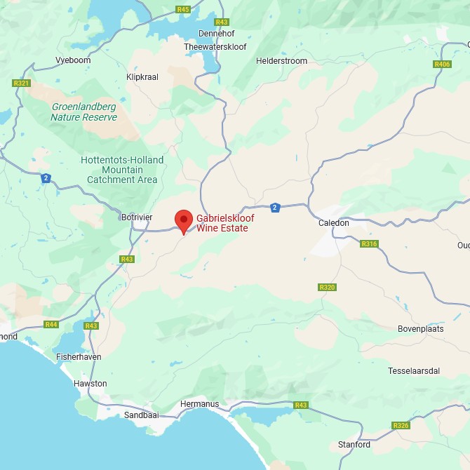 Gabrielskloof Map