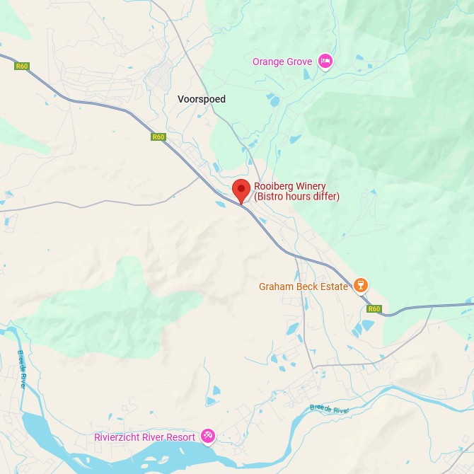Rooiberg Winery Map