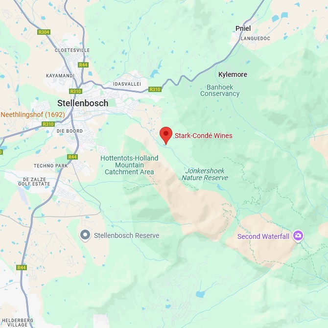 Stark-Condé Wines Map