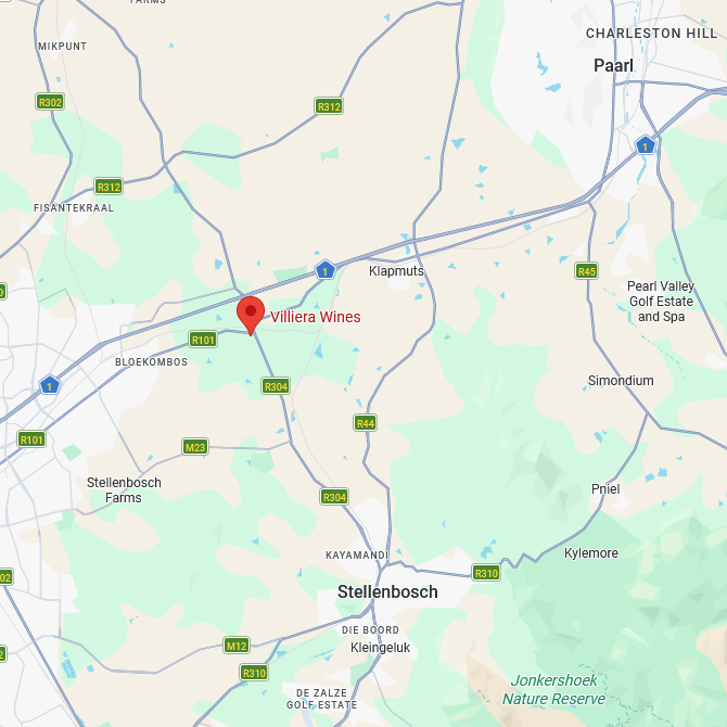 Villiera Wines Map