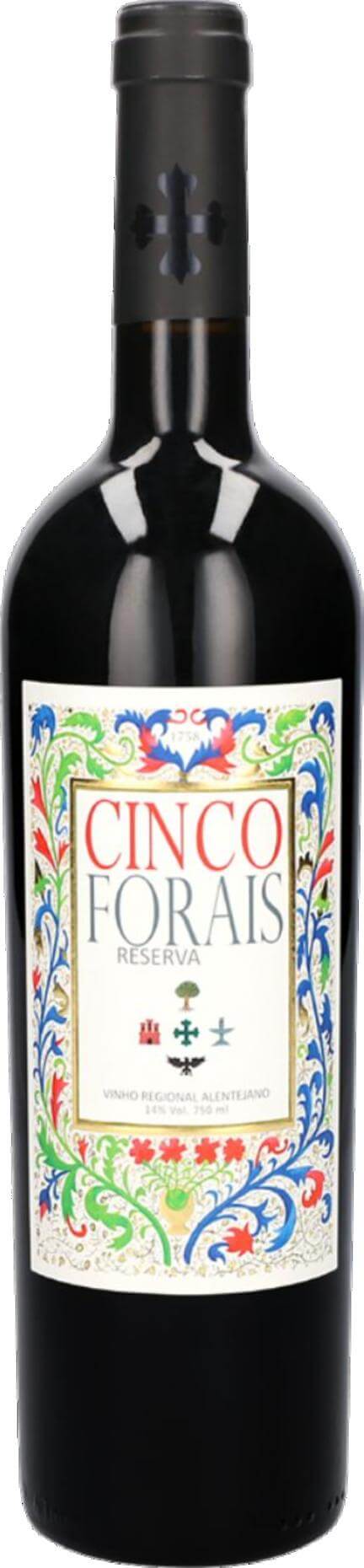 Cinco Forais Reserva Tinto 2017