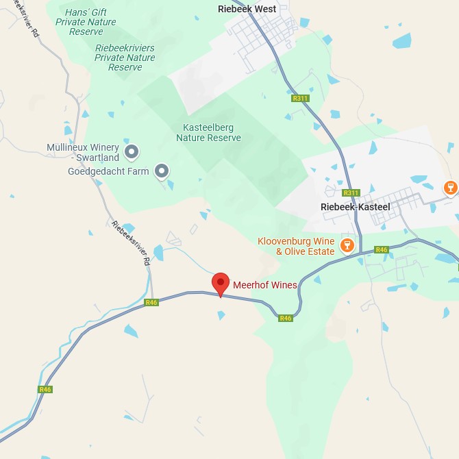 Meerhof Wine Cellar Map