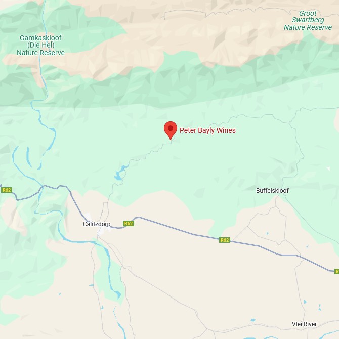 Peter Bayly Wines Map