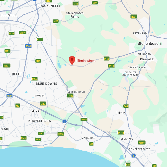Illimis Wines Map