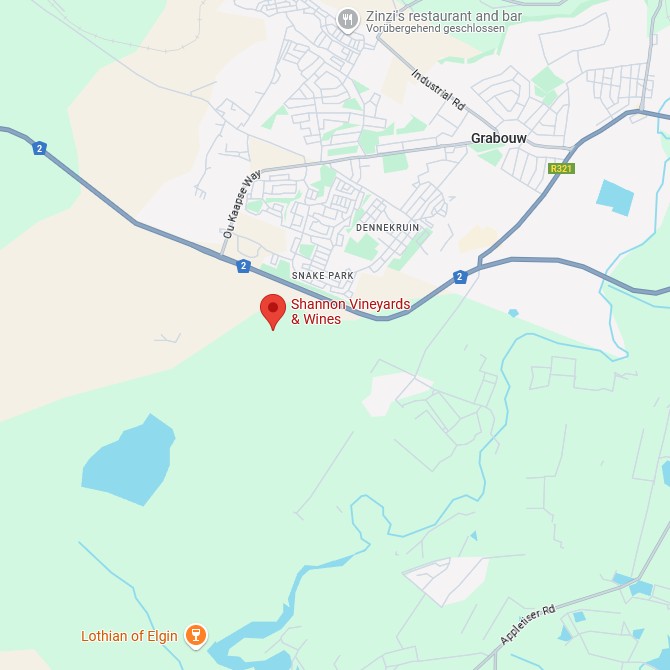 Shannon Vineyards Map